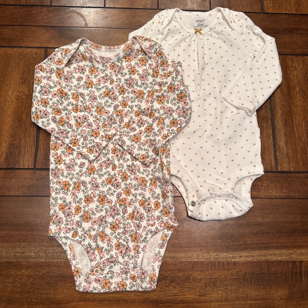 NWOT! Carters 12month old onesies